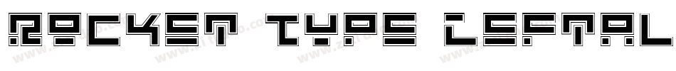 Rocket Type Leftalic字体转换